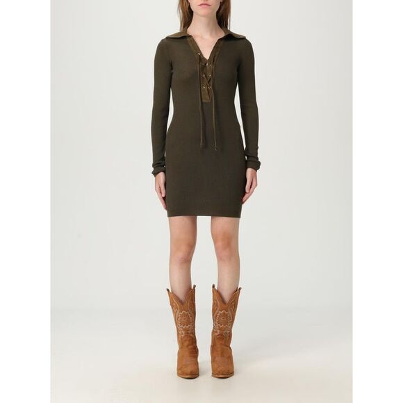 Golden Goose Dress Woman Brown - Picture 1 of 4